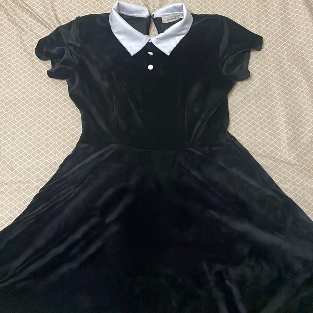 Velvet Dress Costume (Wednesday Addams)